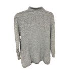 Coldwater Creek Sweater Womens Small Gray Mock Neck Knit Cozy Photo 1