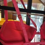 Victoria's Secret Victoria’s Secret Red Sheer Lace Push Up Babydoll Size 34B Photo 4