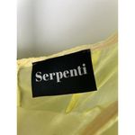 Serpenti Yellow Lulu Sheer Mesh Satin Puff Sleeve Fairy Babydoll Dress Size M Size M Photo 4