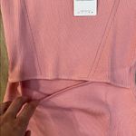 Pink Strapless Midi Dress Photo 2