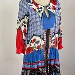 Farm Rio  Patchwork Tie Tassel Tunic Photo 1