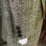 Mark Reed Fashion Women's Wool Coat Jacket White/Black Sz 18W Gray Photo 8