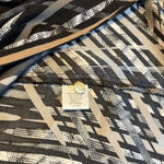 Dana Buchman  Womens PXL Black Geometric Print Wrap Dress Long Sleeve Tie Waist Photo 8