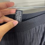 Alfani  Woman Black Pleated Tiered Midi Skirt Sz 1X Photo 4