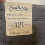 Lands' End NWT Five-Pocket Corduroy Pants, Mid-Rise Bootcut Size 12T Photo 6