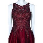 Jovani JVN Red Black Whimsigoth Rhinestone Prom Dress. Size 00. Fairycore Gothic Photo 8