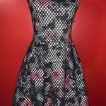 Nordstrom Kaya & Sloane Bonded Mesh Fit & Flare Dress Photo 1