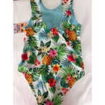 Jordan Swimsuit Floral One Piece Swimsuit Tropical Resort Style S‎ Photo 2