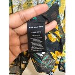 Who What Wear Floral Tie Strap Sleeveless Smocked Top Blouse Size M Photo 1