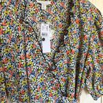 Topshop NWT Dainty Floral Midi Wrap Dress Size 14 Photo 4