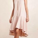 Anthropologie Mauve Camellia Dropwaist Dress, Sz XS Pink Photo 0