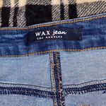 Wax Jean Mini Skirt  Photo 1