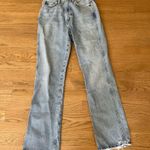 AGOLDE 90s Pinch Waist High Rise Straight Jeans in Riptide Photo 3