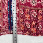 Johnny Was  XL Bohemian Floral Print V Neck Kimono Tunic Top Shirt Photo 2