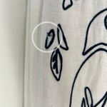 Anthropologie Farm Rio Embroidered Halter Maxi Dress Tassel Ties Photo 4