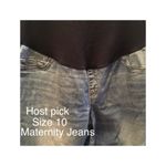Liz Lange Distressed Design Maternity Jeans Photo 5