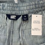 LANDS END Tencel Fiber High Rise Wide Leg Pants in Blue/White Stripe Size 16 NWT Blue Photo 10
