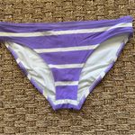 Aerie  small striped purple and white bikini bottom Photo 6