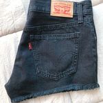 Levi’s Black Denim Shorts Photo 0