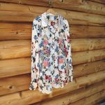 Aratta Silent Journey Floral Sequin Top Blouse Size L Photo 2