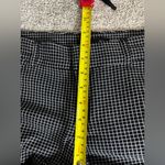 Banana Republic Pants Womens Size 2 Black/White Sloan Style Dress Pants Plaid Photo 4