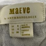 Maeve Women’s Shirt Top Size 4 White & Eyelet Black Floral Sleeveless Photo 9