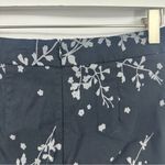 EXPRESS Vintage Y2K Black Floral Mini Skirt Size 4 Whimsical Goth Grunge Photo 2