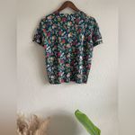 Ralph Lauren Lauren Ralph Floral Linen Short-Sleeve Sweater Size L NWOT Photo 4