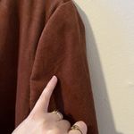 Talbots Blazer 18W Corduroy Brown Rust Work Career 70s Retro Business Boho Prep Photo 4