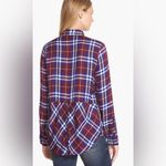 Lucky Brand  Plaid Button-Down Shirt - Burgundy and Blue Photo 1