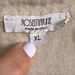 Rosemarine 100% linen ruffle sleeve dress tan size XL Photo 1