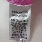 Umgee L Y2K Bubble Gum Striped Semi Sheer Sparkle Top Photo 6