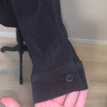 NWT Tribal Sportswear black open back soft long sleeve button down blouse Size 10 Photo 4