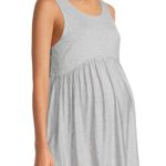 Time & Tru Maternity Sleeveless Smock Top Size Small 4-6 Gray New Photo 4