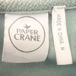 Paper Crane  Sage Green Sleeveless Ruffle High Low Dress Size Medium Seafoam Photo 10