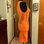 Urban Outfitters iets frans orange sleeveless mini dress bodycon cutouts size M Size M Photo 1