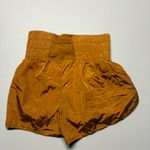 Free People Movement The Way Home Women's Athleisure Shorts in Mustard Yellow S Photo 3