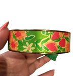 Lilly Pulitzer Photodome Bangle Bracelet Green Everything Nice Tulip Floral NWT Photo 4