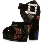 Sandal Cube Crystal, Roger Vivier Size 9.5 Black Photo 0