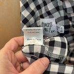 Princess Polly  Top Black and White Gingham Tie Back Size 6 Photo 4