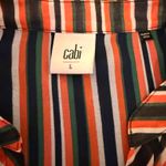 CAbi  NWOT Ultimate On-Trend Striped Sheer Blouse Photo 6