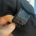 Mustard Seed NWT Smocked Tiered Ruffle Black Dress Size L Casual Photo 9