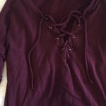 Charlotte Russe ⭐️ Charolette Russe lace up sweater Photo 1