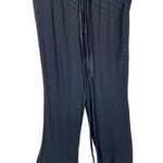 Madewell  Women's Black Polkadot Deep-V Short Sleeve Jumpsuit Dot Jacquard 2 Photo 4