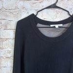 Jonathan Simkhai Black Sheer Back Midi Sweater Dress Size Small Photo 1