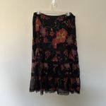 Vintage Spenser Jeremy skirt women's size 12 floral 90s 1990 whimsigoth fairy Black Photo 4