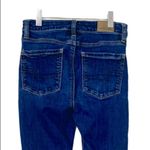 American Eagle Women's Jeans AEO Super Hi-Rise Dark Wash Ankle Jegging 0S Short Photo 5