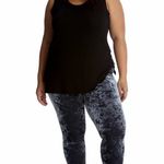 Torrid silver Crushed Velvet Leggings in Photo 1