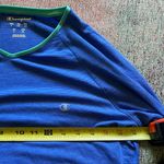 Champion  Blue and Mint Green Sweatshirt SZ L Athletic Longsleeve Performance Top Photo 11