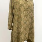 Utsa Boho Hippie Tunic Kurta viscose Green Size Large Photo 0